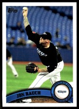 Jon Rauch 2011 Topps Update #US121 Blue Jays MLB READ FREE SHIPPING AutographDen