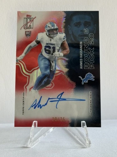 2025 Topps Ahmed Hassanein Shop for 2025 Topps Signature Class Football Rookie autographs on eBay (Raw)