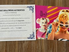 Margot Robbie autographed 8x10 photo, signed, authentic, Barbie, COA