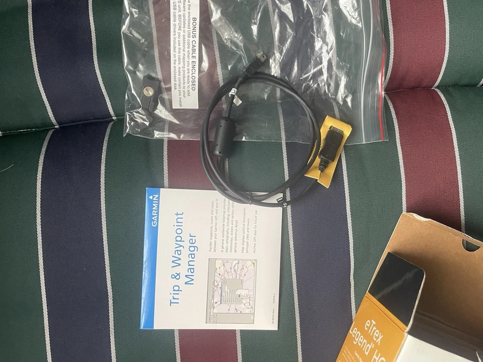 Garmin eTrex Legend HCx GPS Navegador Personal Portátil Probado Funciona Azul Foto 3 de 4