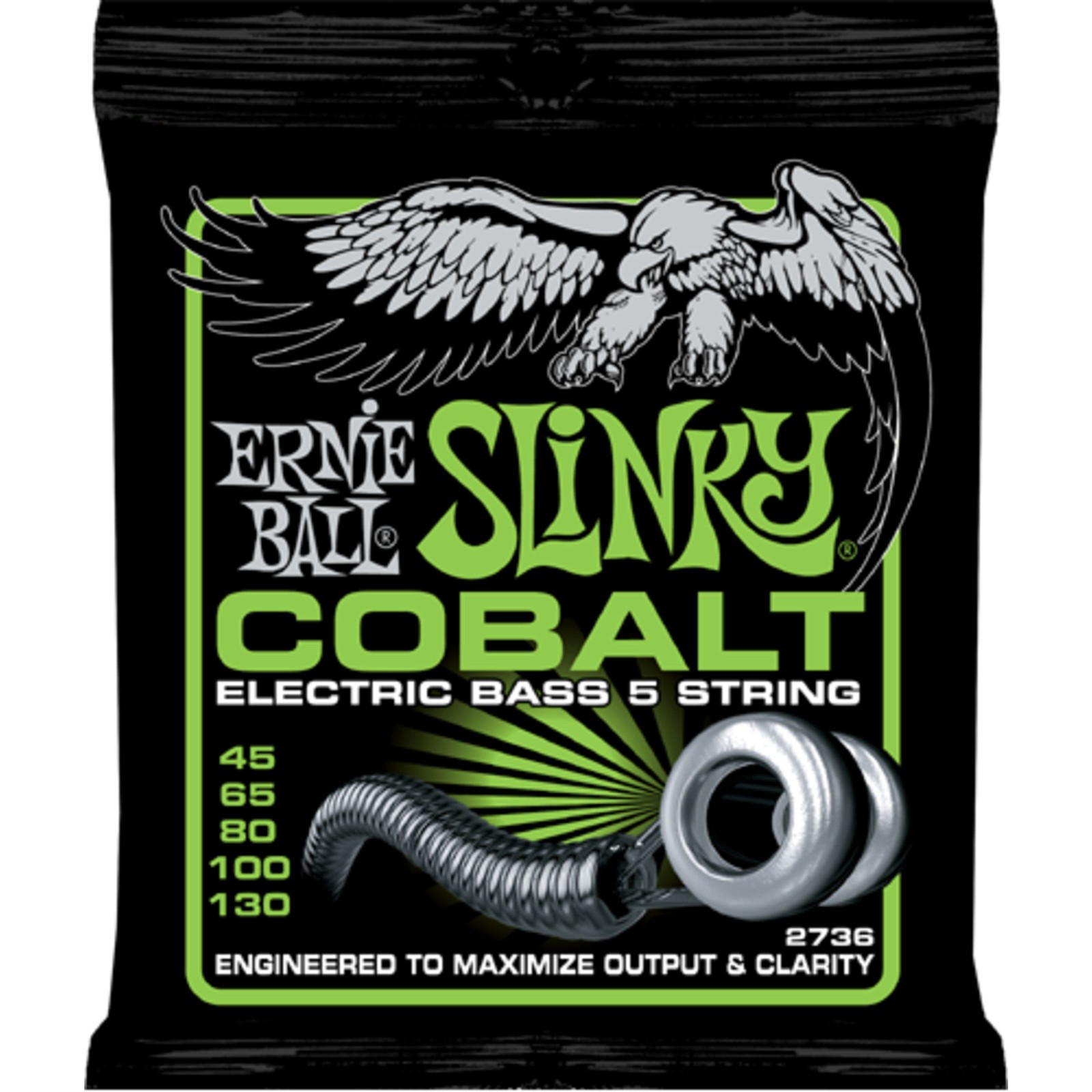Ernie Ball EB2736 45-130 5-string Cobalt Regular Slinky