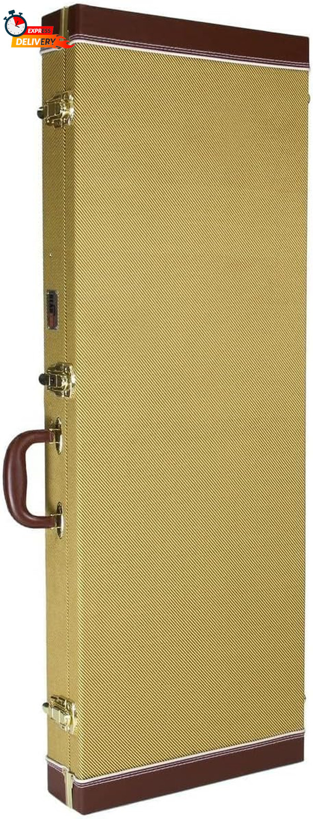 Gearlux Bass Guitar Hard Case, Fits Fender Precision/Jazz Bass and More with Ext