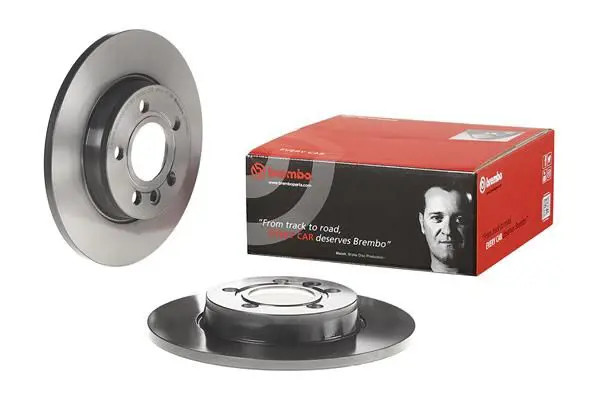 Brembo Disco Freno 8728811 Posteriore, Pieno, 1 Pezzo - Immagine 4