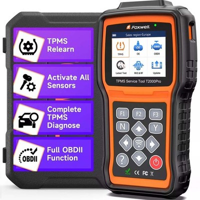 Foxwell T2000 Diagnosegerät Reifendruckkontrollsystem TPMS Sensor Programmier
