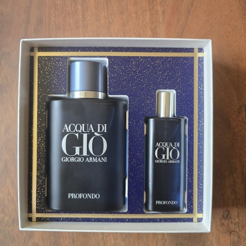 Giorgio Armani Set: Acqua di Gio Profondo (2020) 75 ml + 15 ml EdP Spray