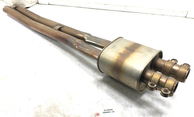 2010-2016 PORSCHE PANAMERA S 4.8L EXHAUST MUFFLER PIPE OEM.