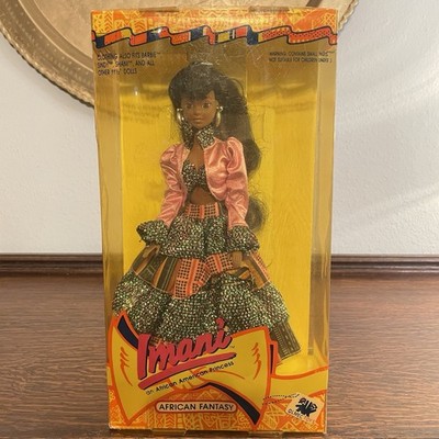 Olmec Toys Imani African Fantasy 11 1/2'' Fashion Doll Dark Brown Eyes NIB CRACK