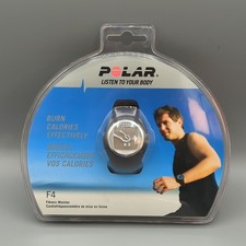 Polar F4 Fitness Monitor Nero Nuovo in Confezione
