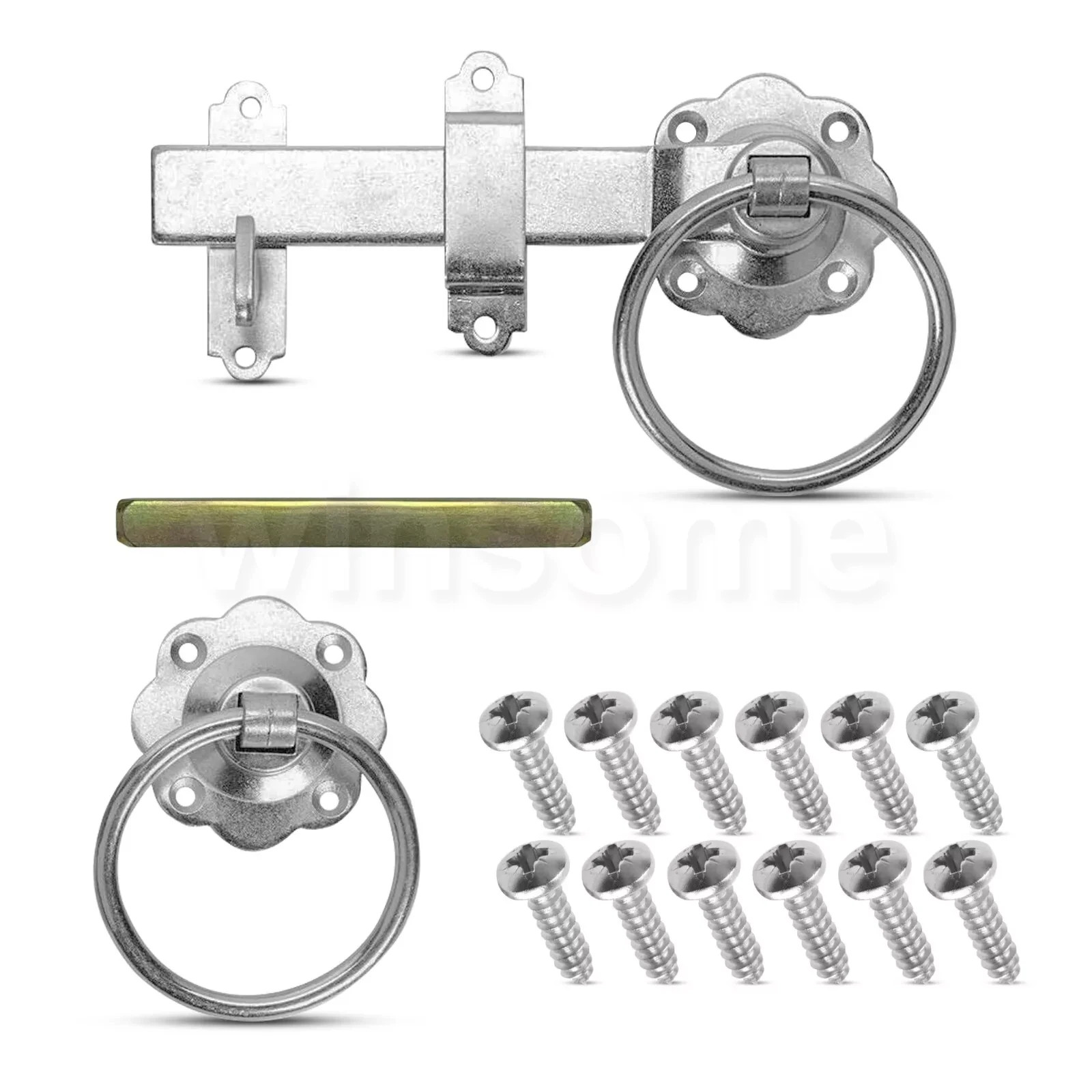 George Boyd Heavy Duty BZP Ring Gate Latch with Screws