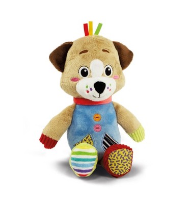Clementoni Baby Infant Toys - Plush Pete the Puppy - New Born Gift, Animal Soft
