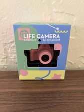 Mini Digital Camera Pink Retro Style HD Camera with Box SD Card  Keychain