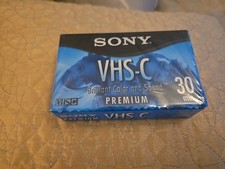 SONY VHS-C Camcorder Compact Video Cassette Recording Tape TC-30 NEW PREMIUM