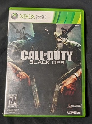 Call of Duty Black Ops Xbox 360 CIB Complete w/ Manual & Inserts Tested