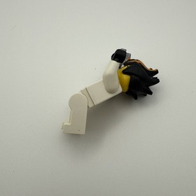 Lego Agents Dr. Inferno Minifigure 8970 Metallic Silver Claw HTF Rare No Cracks