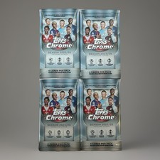 X4 Topps Chrome UCC packs 2025/26 - Sealed - Fast Shipping