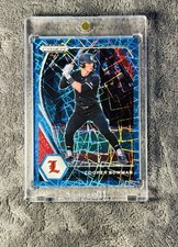 Cooper Bowman 2021 Prizm Draft Picks Blue Velocity SSP Prizm Rookie Parallel