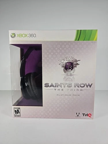 Saints Row: The Third Platinum Pack Collector's Edition Xbox 360 Factory Sealed 