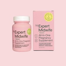 My Expert Midwife - All-In-One Pregnancy Supplement | 30 Capsules | Vegan | New
