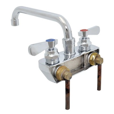 BK Resources BKF-4SM2-10-G OptiFlow Solid Body w/ 10'' Swing Spout Faucet