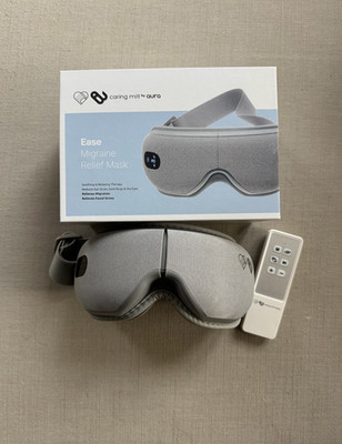 Aura Ease Migraine and Eye Reliever with Compression and Heat Bluetooth