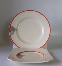 TWO ROYAL DOULTON TANGO PLATES 190 & 145mm GOOD CONDITION