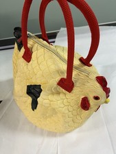Rubber Chicken Purse - the Hen Bag Handbag NWOT