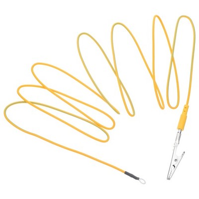  5 Pcs Grounding Rod with Clamp Cable for Electrical Appliance Equipment