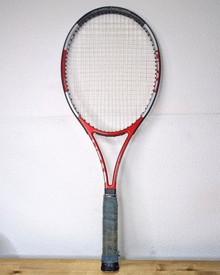 Head Liquid Metal Prestige Mid Plus 4-5/8 Tennis Racquet Red & Black