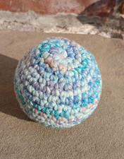 Handmade Crocheted Hacky Sack  Stress Ball  Foot Bag  College Must Have