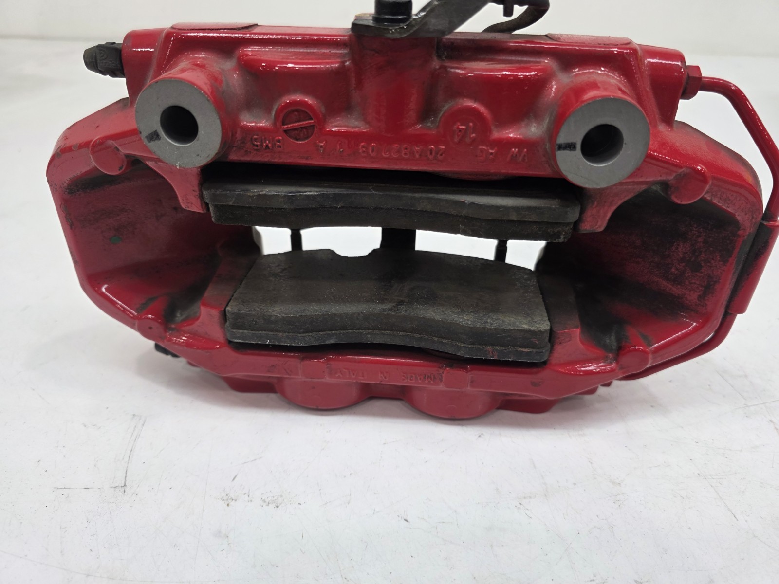 LAMBORGHINI AVENTADOR LP740 LP770 REAR LEFT BRAKE CALIPER OEM 470615405F RED