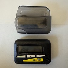 Vintage Motorola Pager Beeper Bipper Smart w/ Belt Clip Case Messenger Portugal