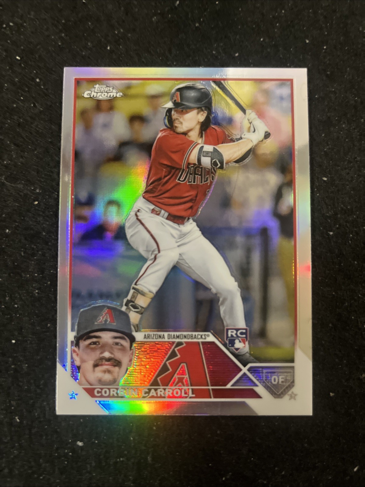 Corbin Carroll #95 (RC) 2023 Topps Chrome Rookie Refractor Arizona Diamondbacks