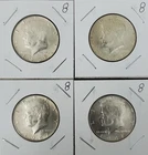 1967 Kennedy Half Dollar 4 Coin Lot.  Lot#8