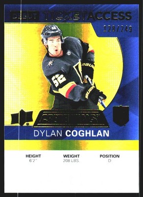 2021-22 Upper Deck Credentials #119 Dylan Coghlan Yellow #/249