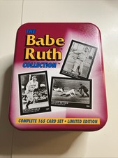 1992 the Babe Ruth Collection Complete 165 Card Set in Tin