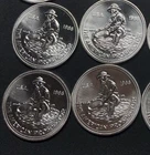 1986 Engelhard Prospector 1oz Silver Round Gem BU+ (5 Rounds)￼