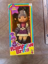 Muñeca vintage Rainbow Brite Shy Violet 18” 1983 Mattel en caja artículo # 9324 en caja original