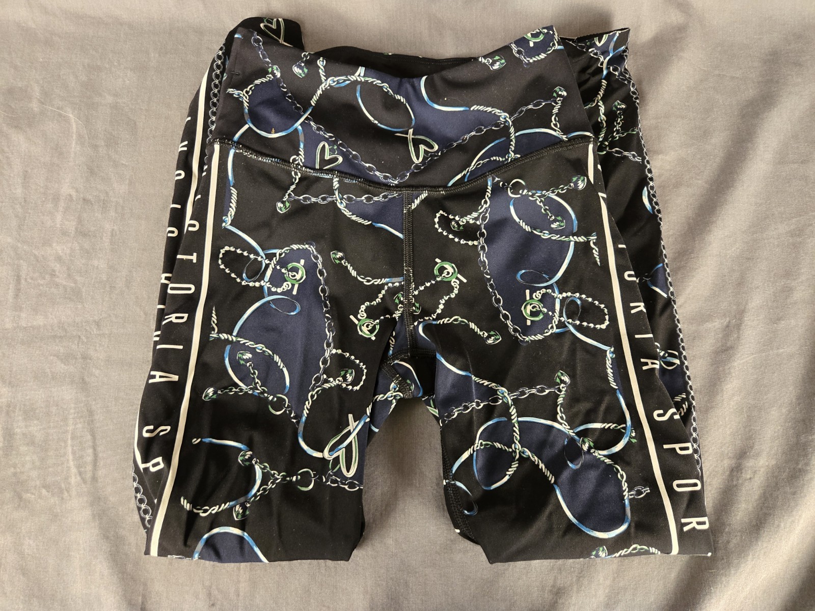 Victoria Sport Knockout Leggings Women’s XS Black Chain Print Victoria’s Secret
