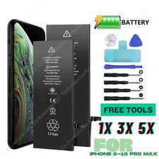 Internal Battery Replacement Lot For iPhone 6 7 8 11 12 13 14 15 16 X Plus Tools
