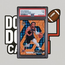 2024 PANINI MOSAIC | ORANGE FLUORESCENT [#4/25]JALEN BRUNSON 176 PSA 7