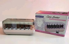 Remington Care Setter Velvet Hot Rollers Hair Curlers Wax Core 19 Clips Pageant