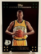 2007-08 Topps #115 Jeff Green RC Rookie Card. rookie card picture