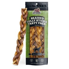 All Natural 8"-12" Braided Bully Sticks for Medium  Large Dogs - Healthy Lon...