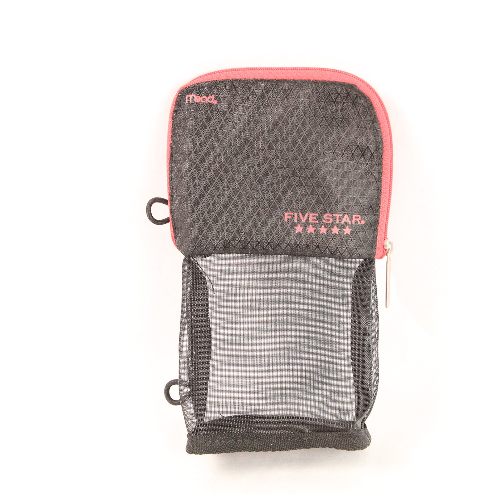 Pouch Holder With Red Trim School Desk Organizer