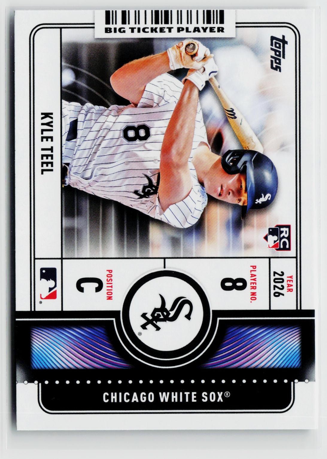 2026 Topps Kyle Teel Big Ticket Players Chicago White Sox