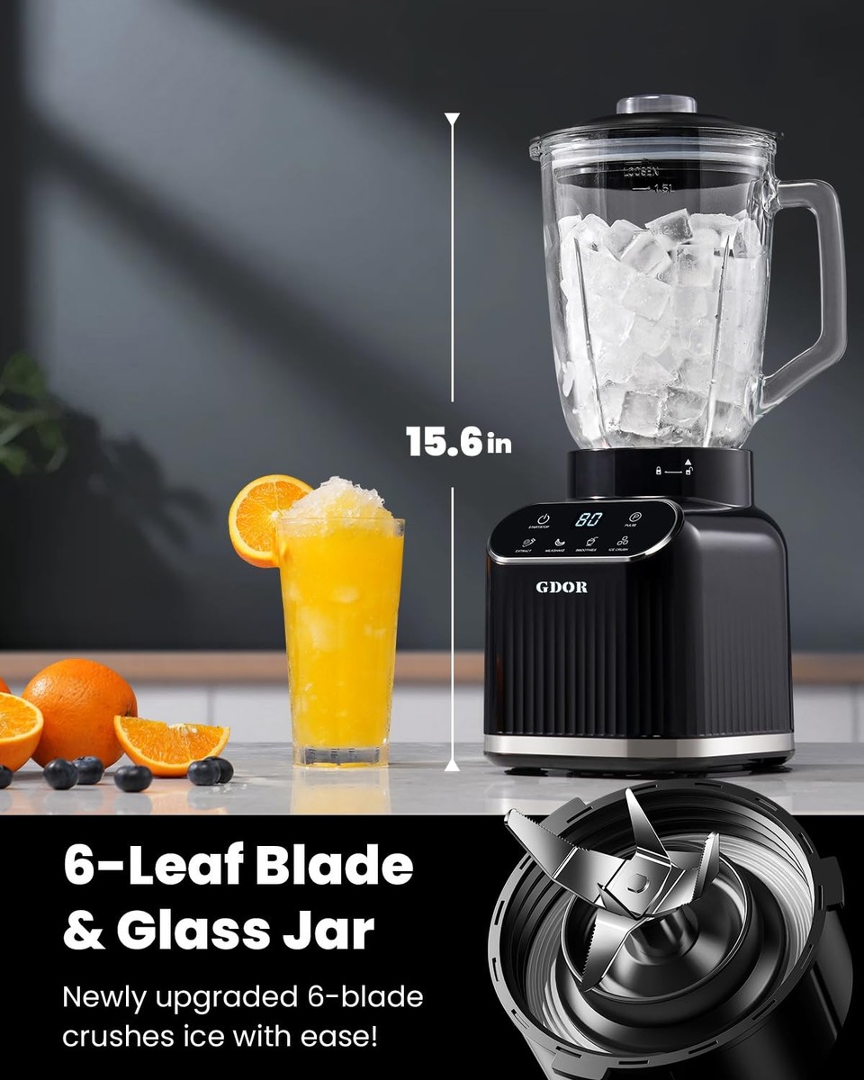 Professional Blender for Kitchen, 1200 Peak Watts Smoothie Blender