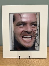 Jack Nicholson Signed The Shining Photo