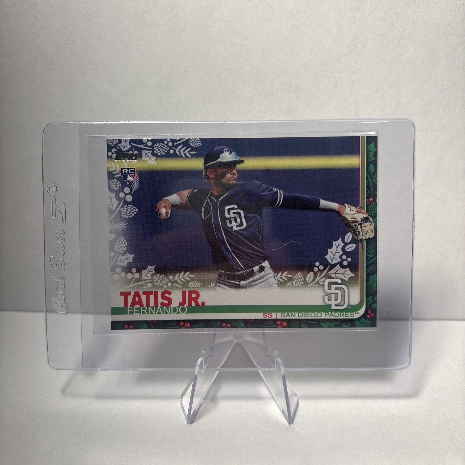 2019 Topps Holiday Fernando Tatis Jr. Wreath Garland Variation SP Rookie #HW126
