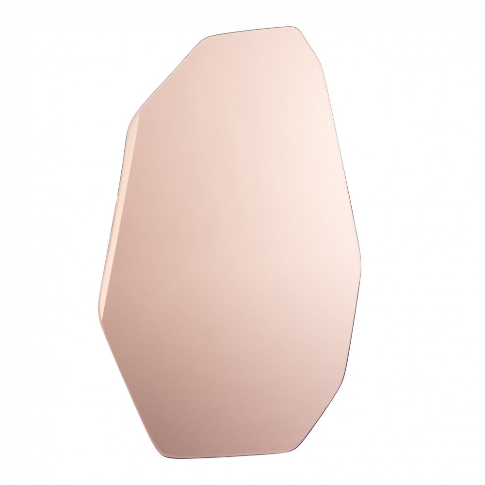 Miroir organique nude de style contemporain 90x54 cm avec finition mdf soignée