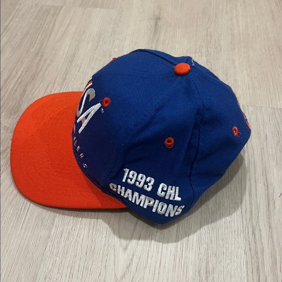 Gorra vintage Tulsa Oilers azul y naranja Foto 2 de 4